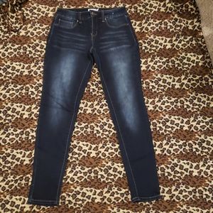 Dark blue skinny jeans